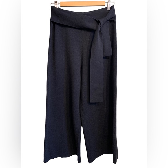 Club Monaco Black Wool Knit Culottes Size M - Picture 2 of 4